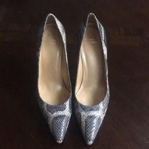 Stuart Weitzman Python Pumps